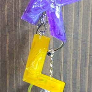 Letter and bears keychains also have baby yoda